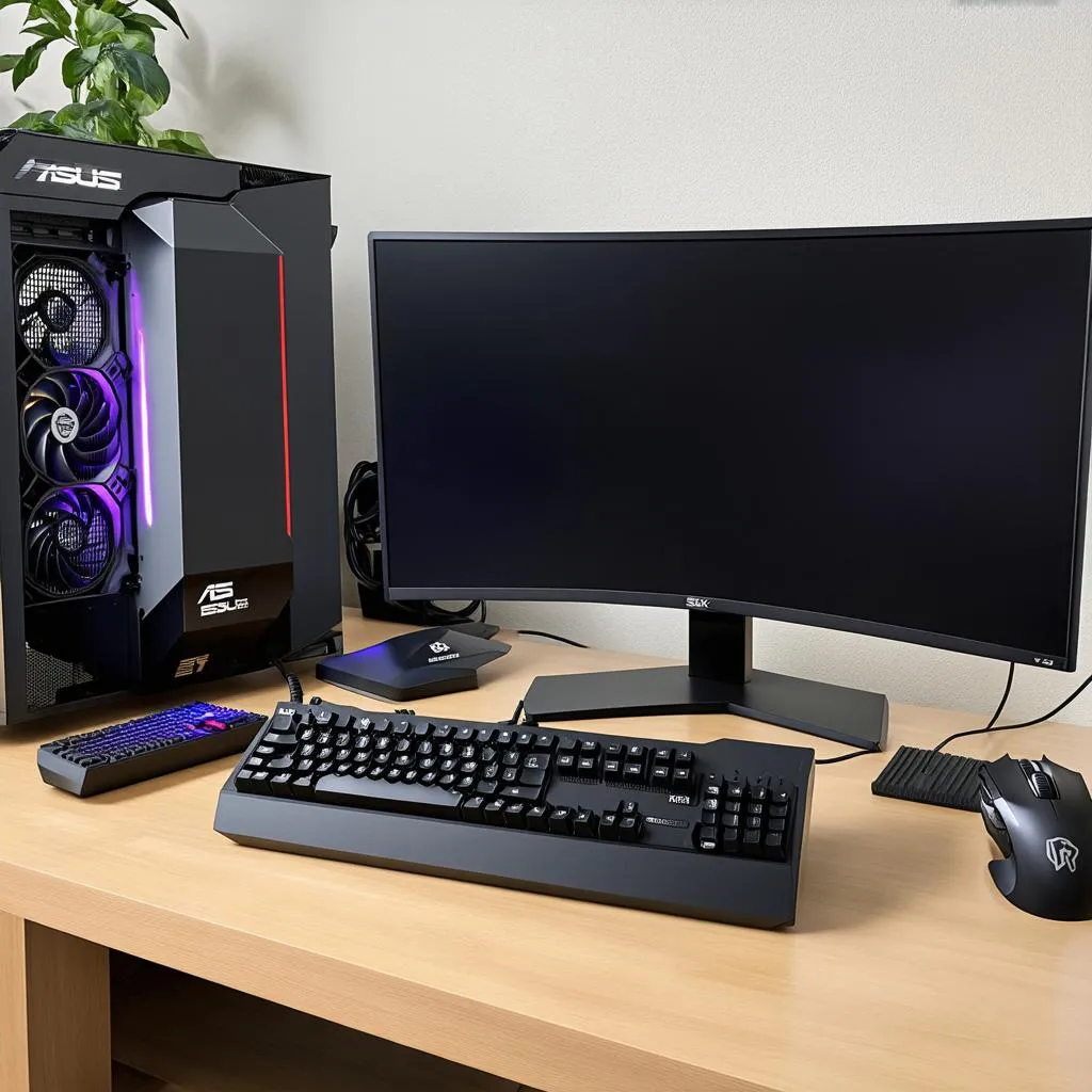 Gaming Setup With ASUS TUF 3 Fan GTX 1660