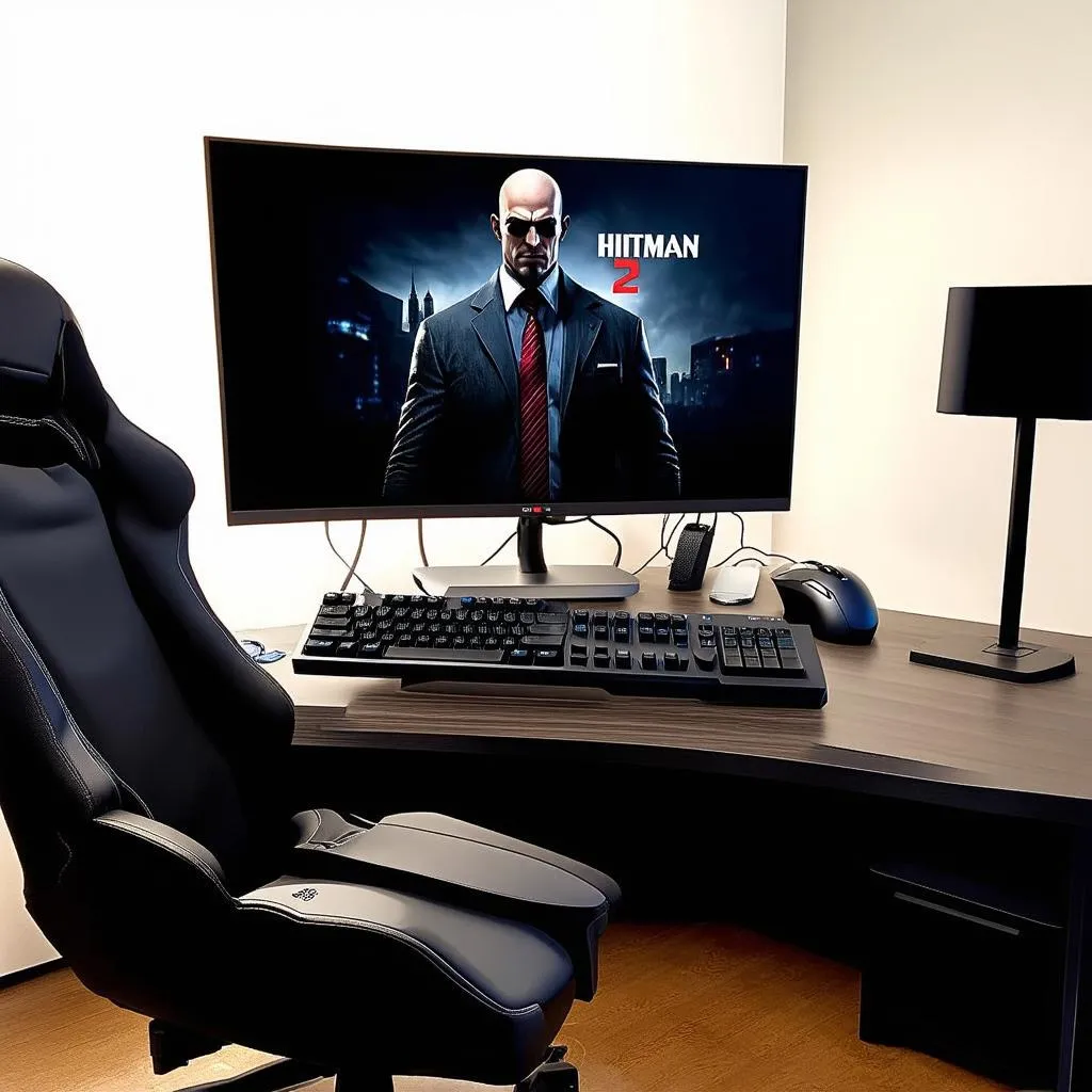 Thiết lập chơi game với Hitman 2 trên màn hình