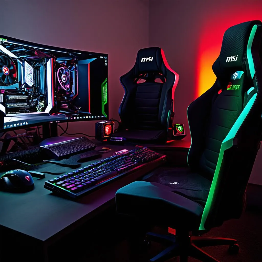 Gaming Setup with MSI GeForce RTX 2070 Gaming Z