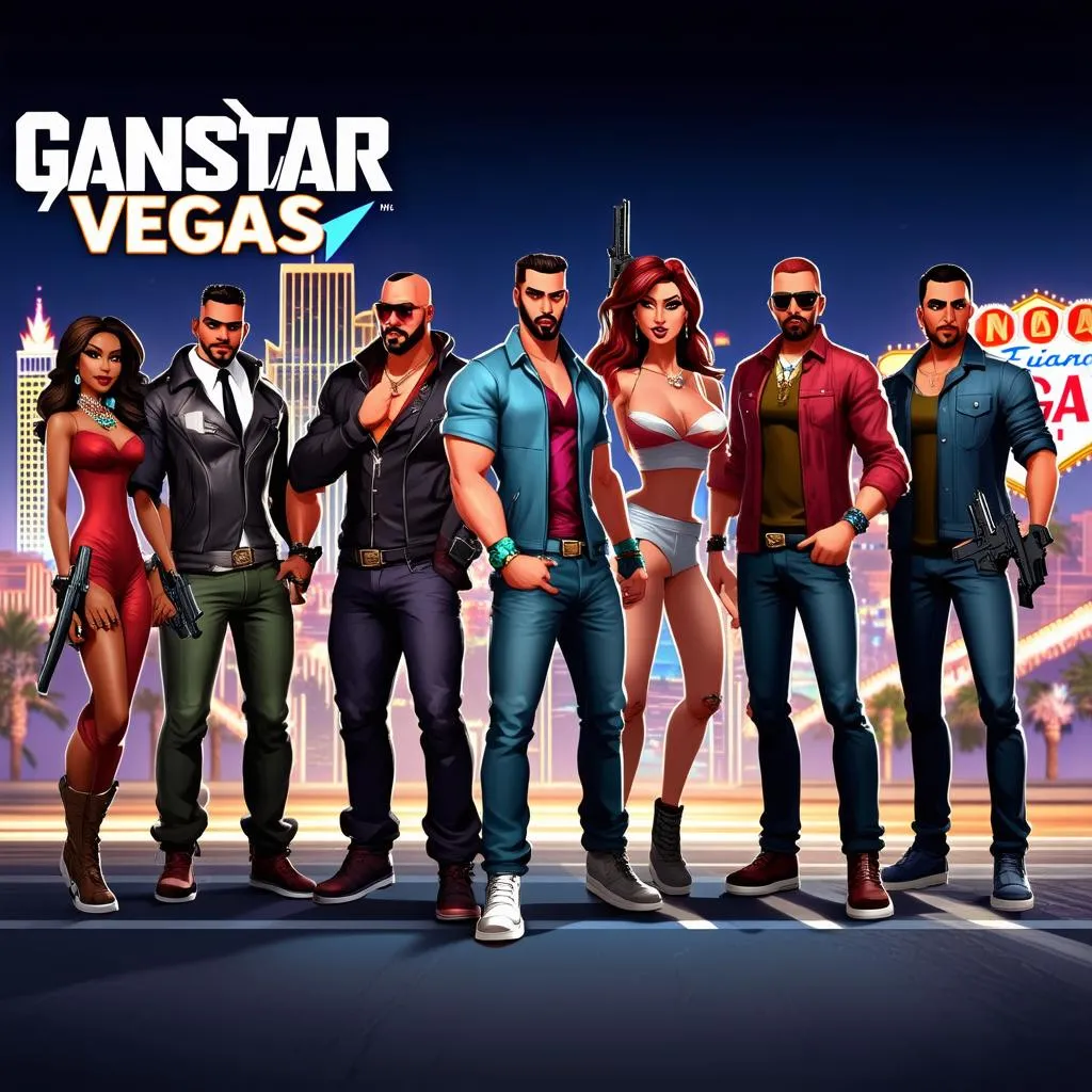 Gangstar Vegas Nhân Vật Và Vũ Khí