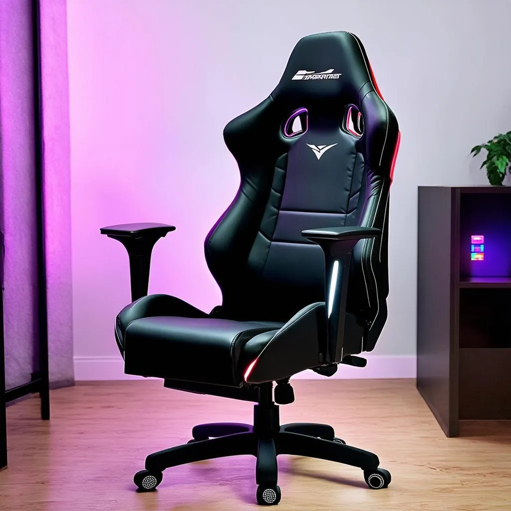 Gaming chair with RGB