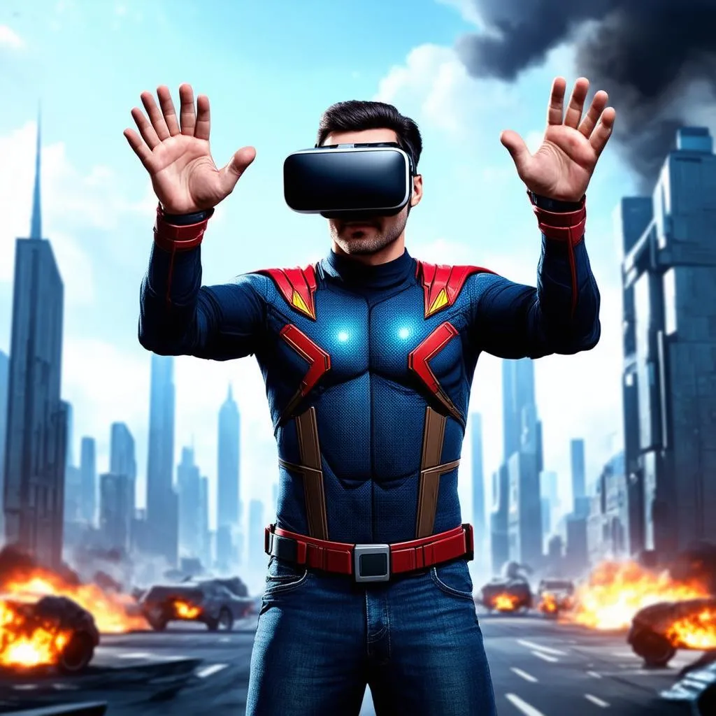 cứu thế giới trong VR Simulator Games