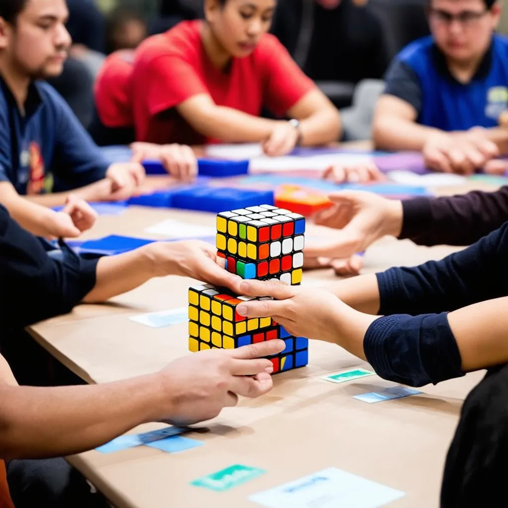 Speedcubing competition