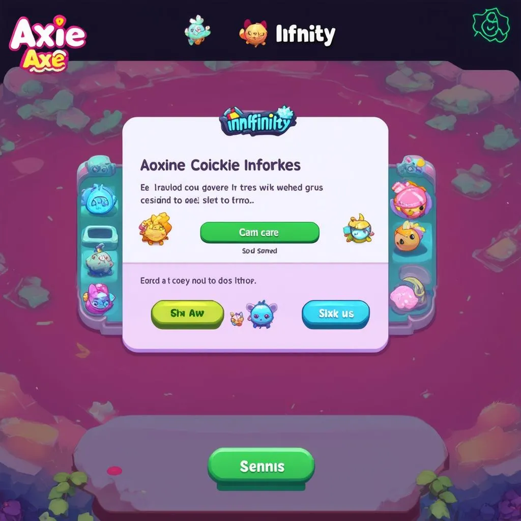 Giao diện Axie Infinity