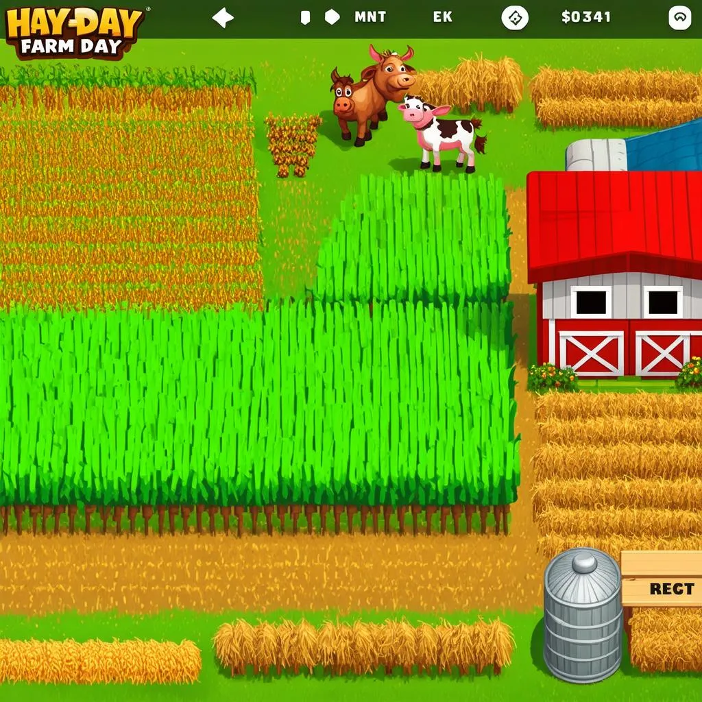 Giao Diện Chính Của Hay Day