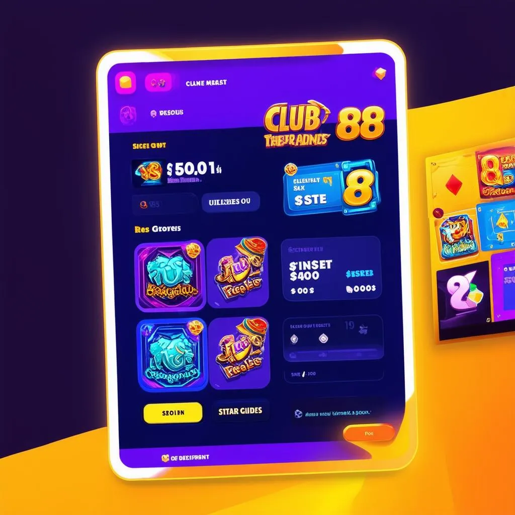 Giao diện game Club 88