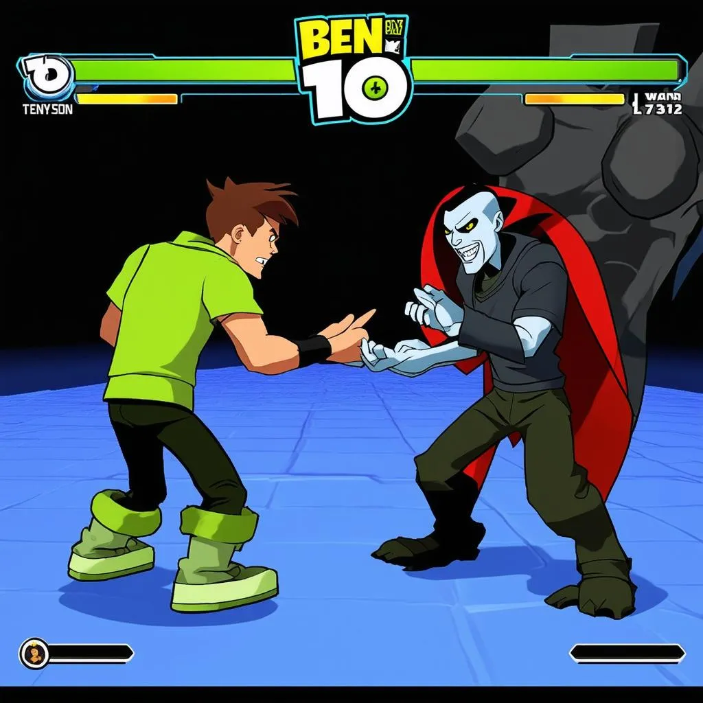 Giao diện game Ben 10