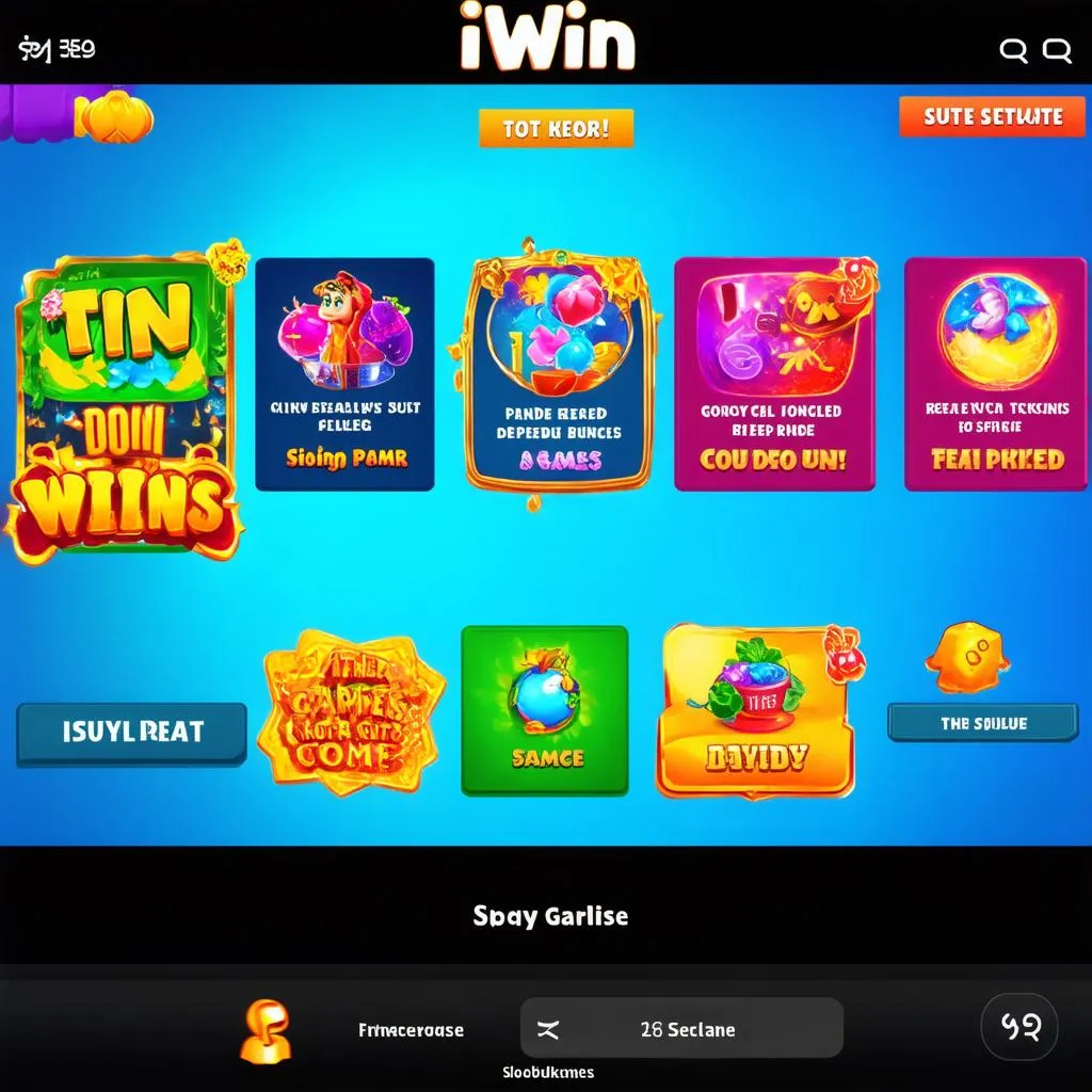 Giao diện game iWin