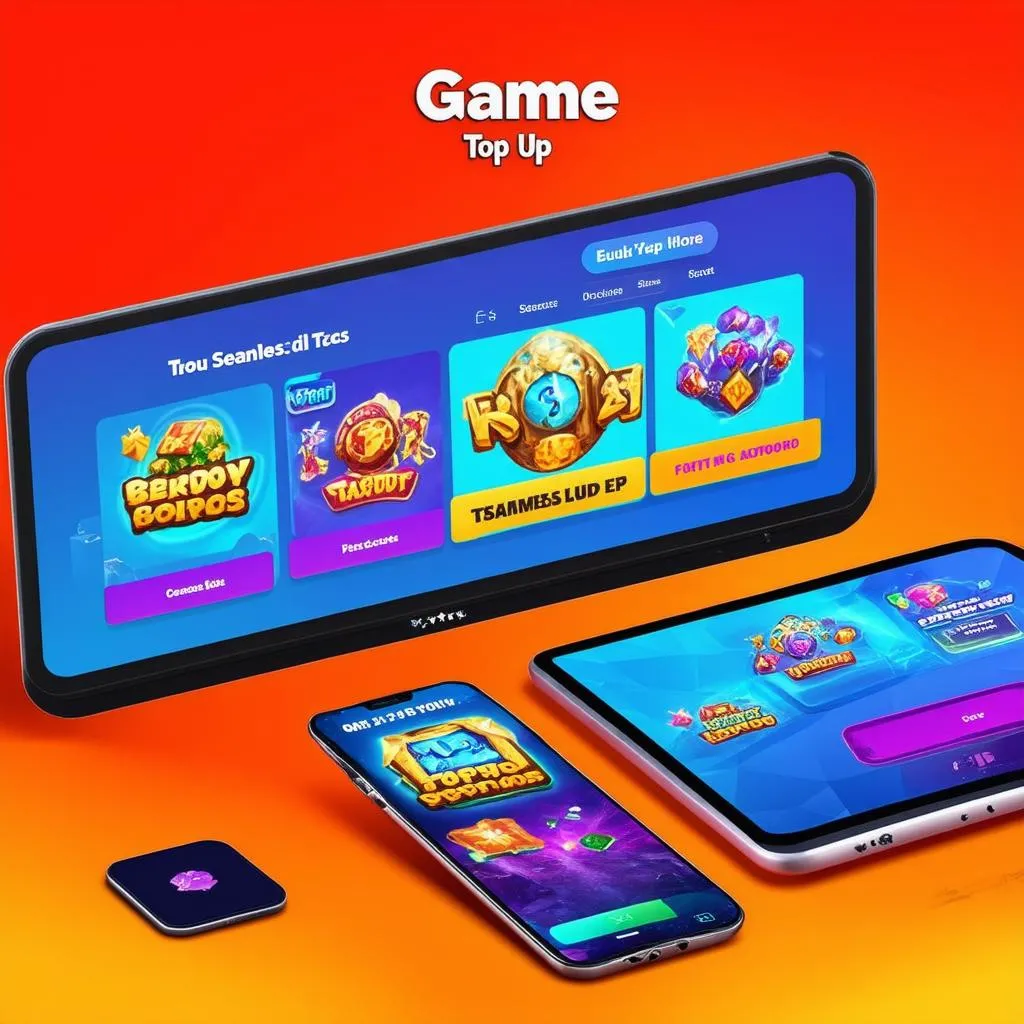 Giao diện nạp game đa nền tảng