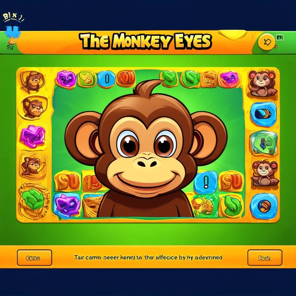 Giao diện trò chơi The Monkey Eyes