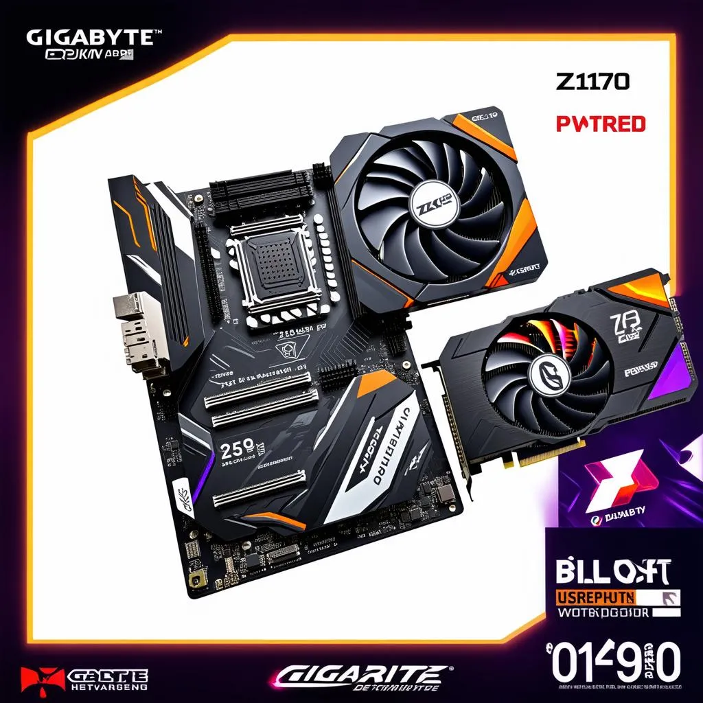 Bo mạch chủ Gigabyte Z170 và card đồ họa