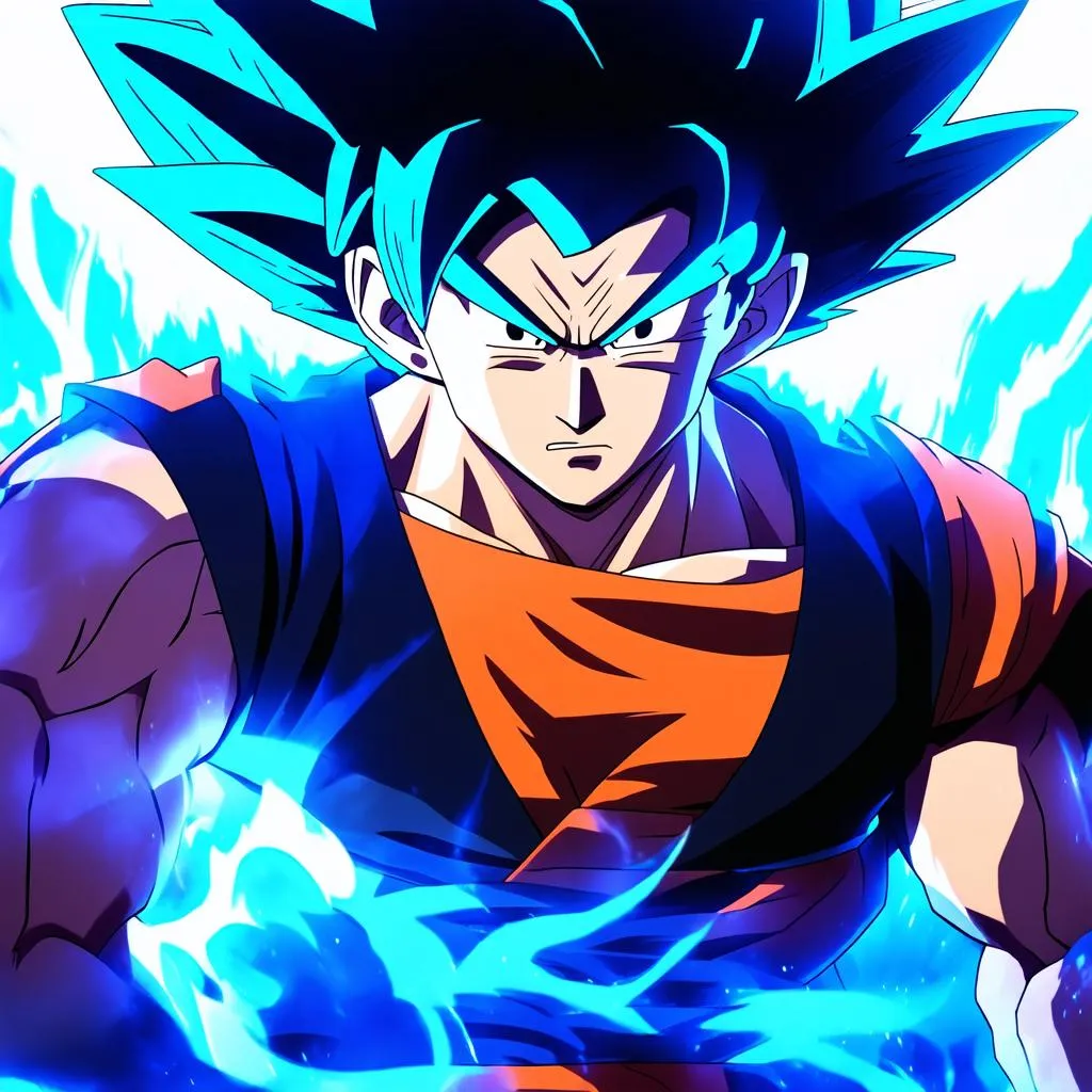 Goku Biến Hình Siêu Saiyan Blue