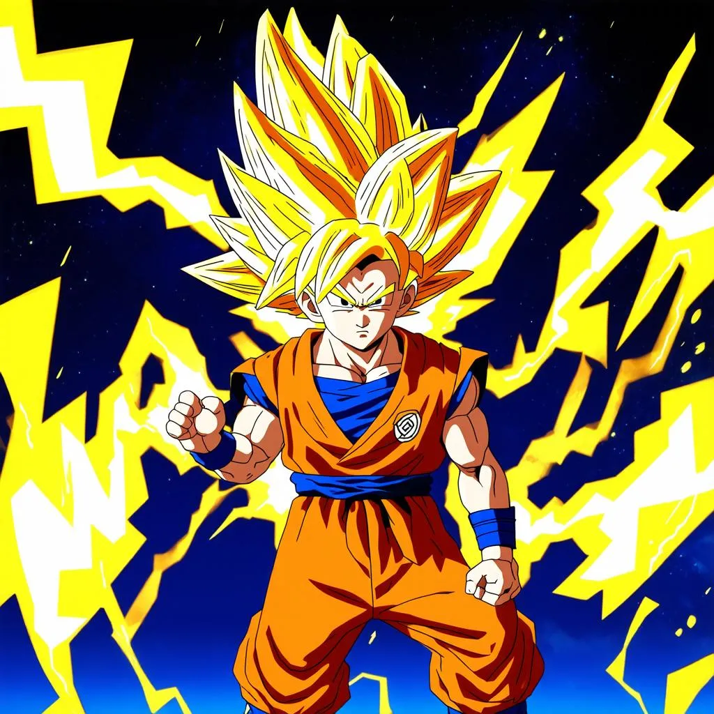 Goku Super Saiyan Transformation