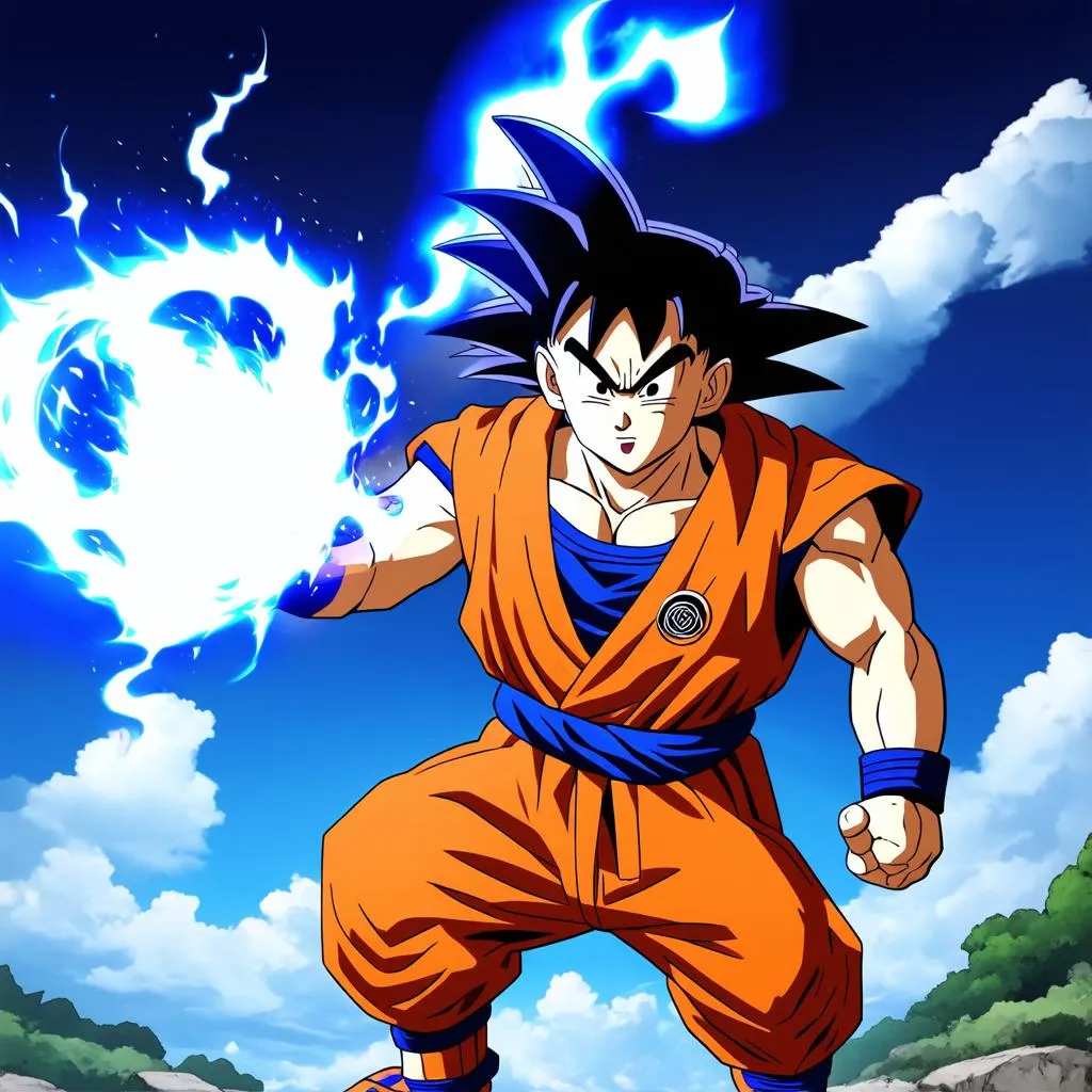 Goku tung chiêu Kamejoko