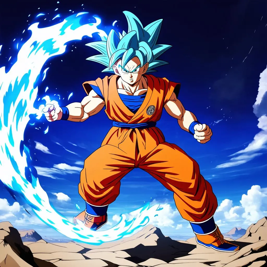 Goku tung chưởng Kamehameha