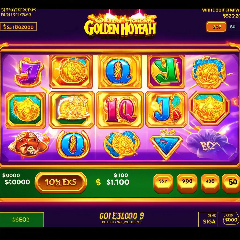 Giao diện game Golden Hoyeah