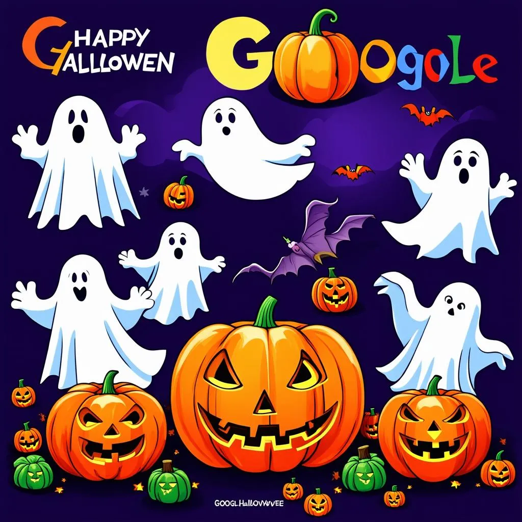 Google Doodle Halloween