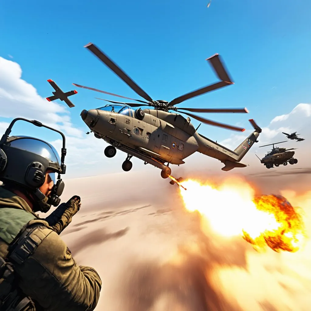 Gunship Battle gameplay screenshot