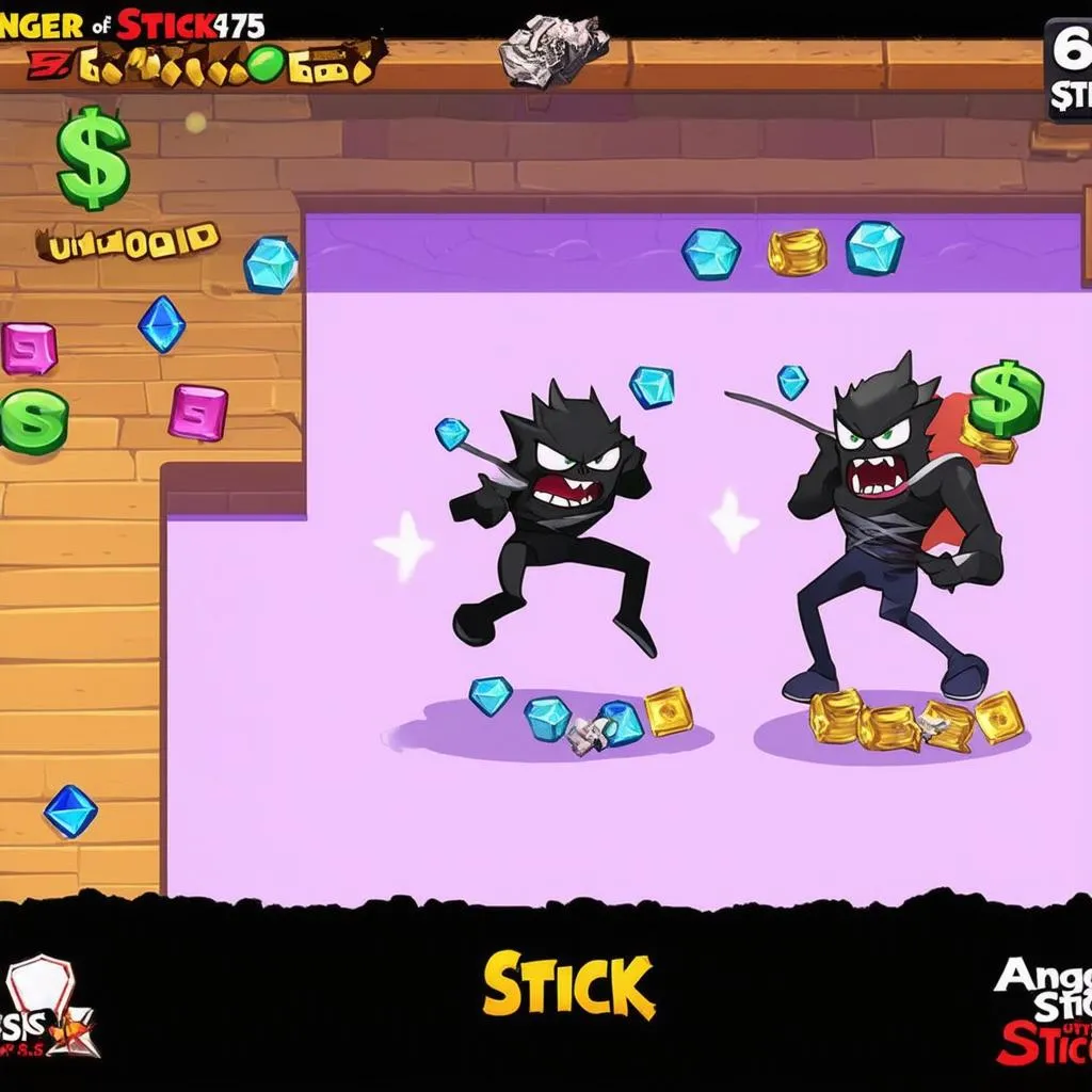 Game Anger of Stick 5 bị hack