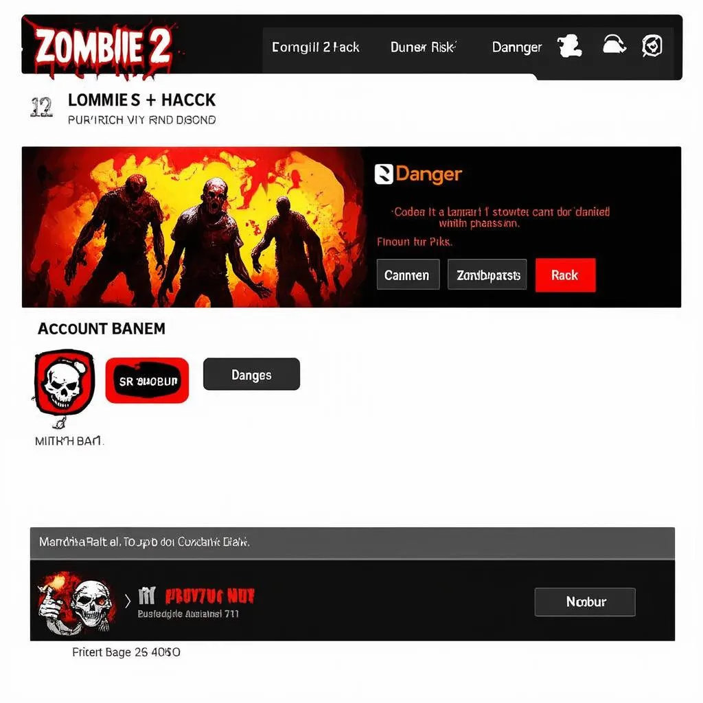 Hack game Zombie 2: Rủi ro tiềm ẩn