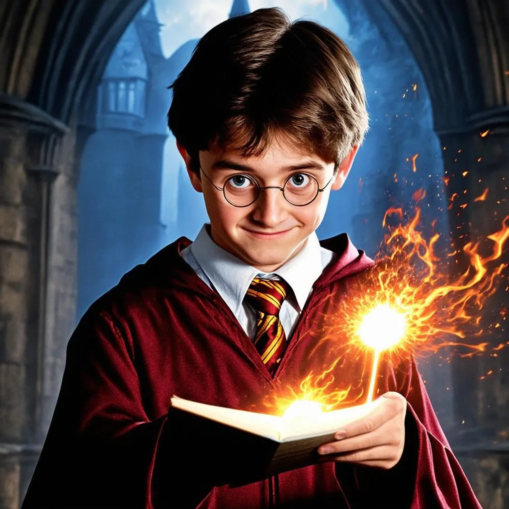 Harry Potter sử dụng phép thuật