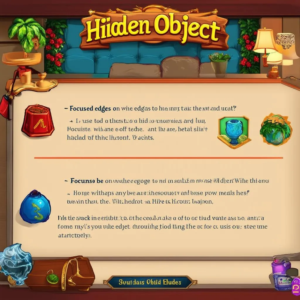 Hidden Object Game Tips