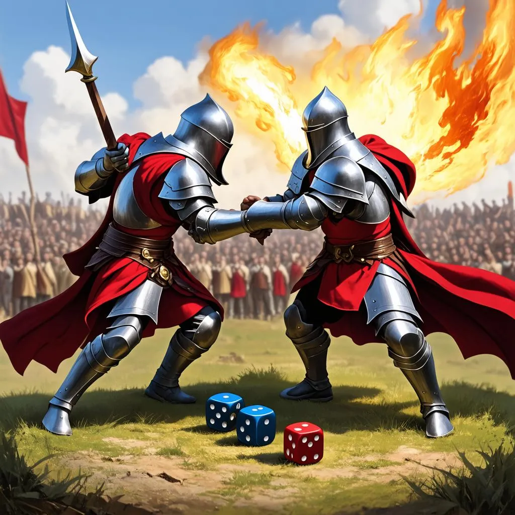 Knight Dice Battle