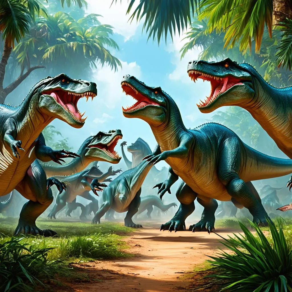 Dino Fight Game