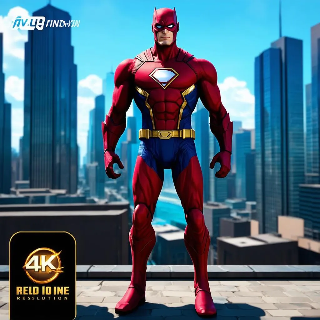 Hình nền gaming 4k siêu nhân game