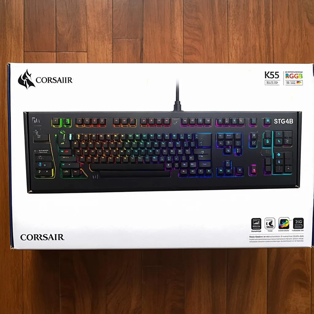 Corsair K55 RGB Keyboard Box