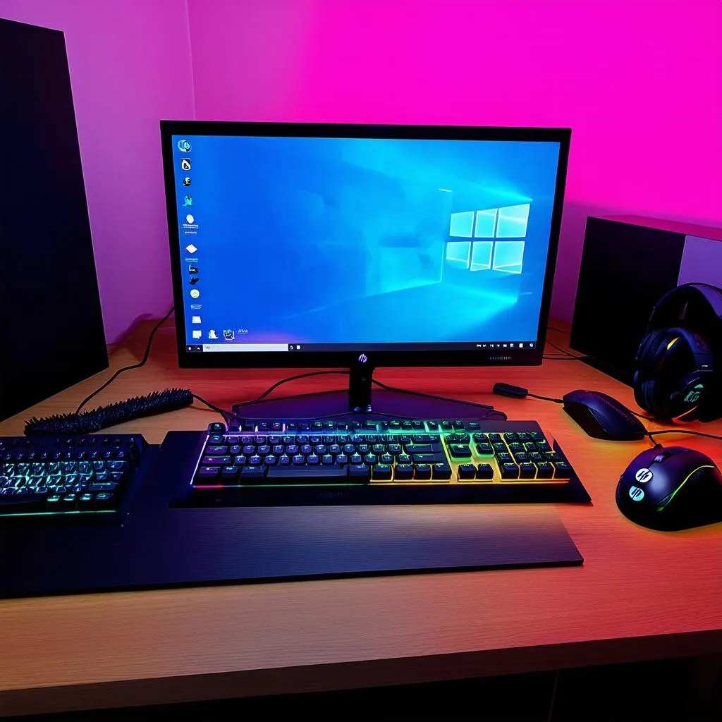 HP gaming laptop setup