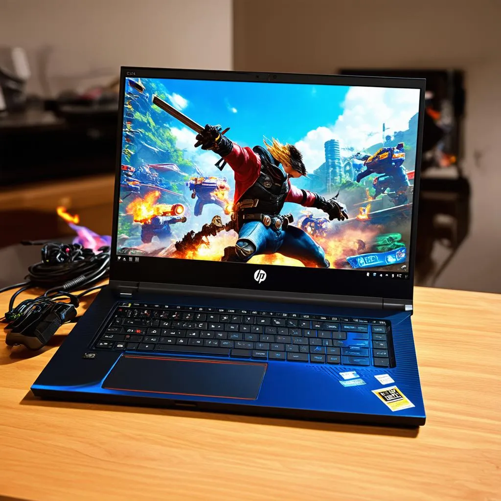 Laptop HP Pavilion Gaming 800 với màn hình sống động