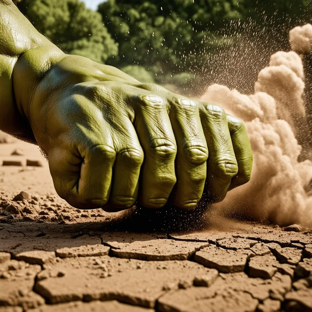 Hulk bùng nổ sức mạnh