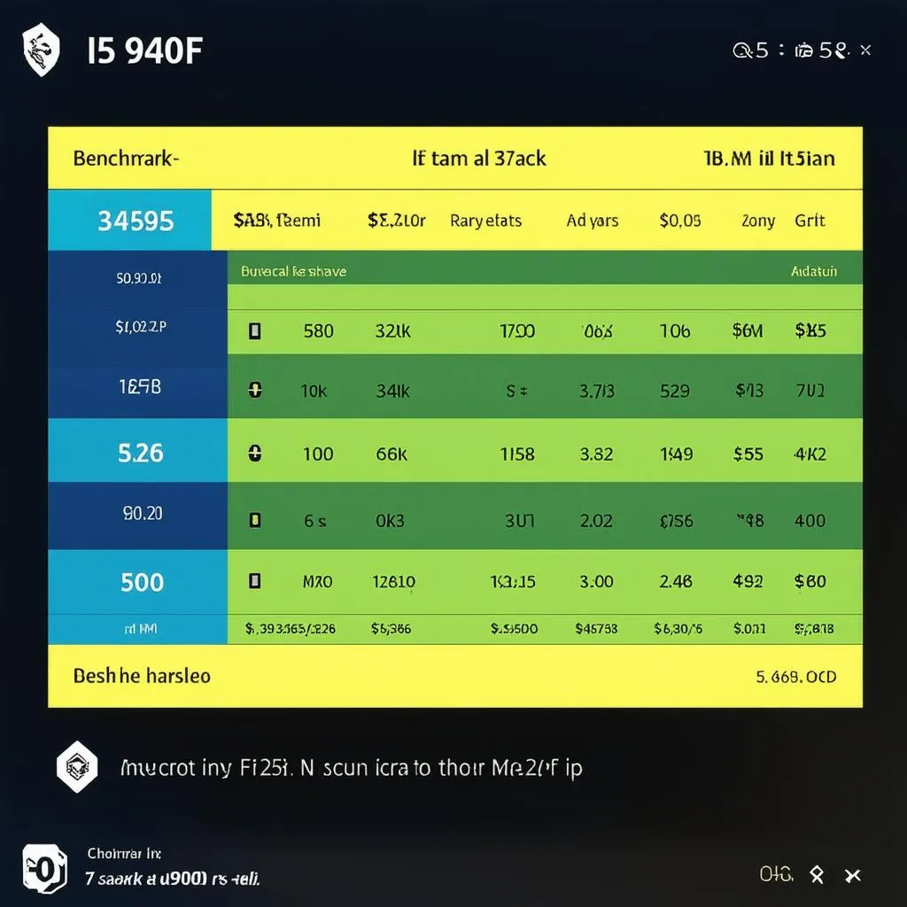 Benchmark hiệu năng i5 9400F