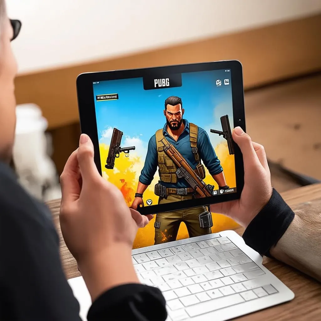 iPad chơi game PUBG