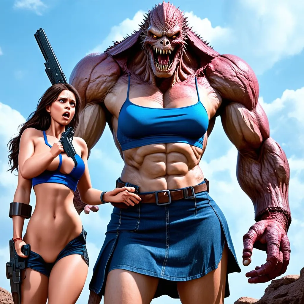 Jill Valentine đối mặt với Nemesis