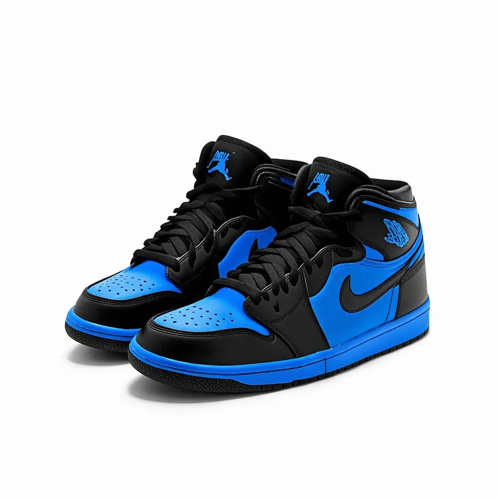 Giày Jordan 1 Black Game Royal