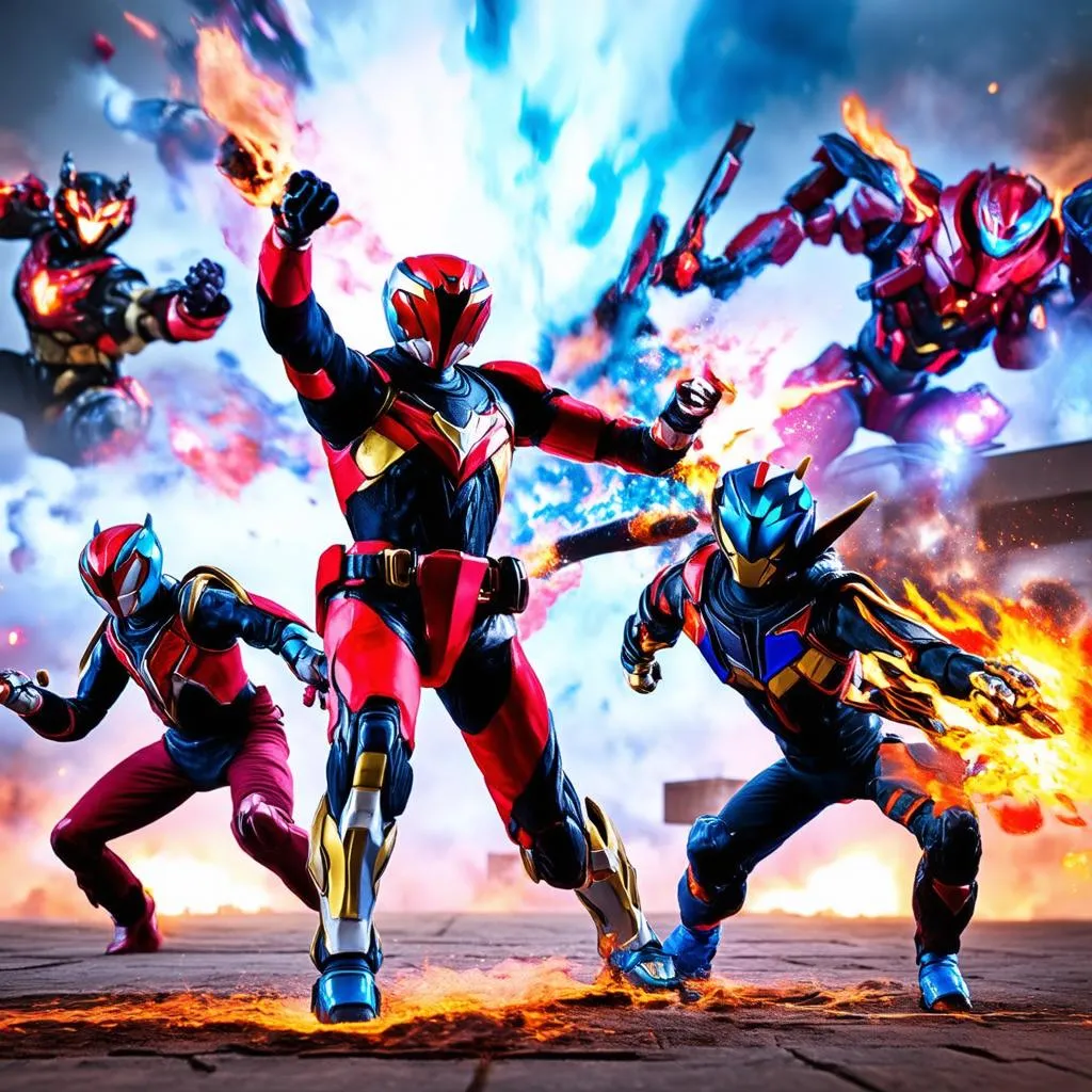 Kamen Rider Build chiến đấu