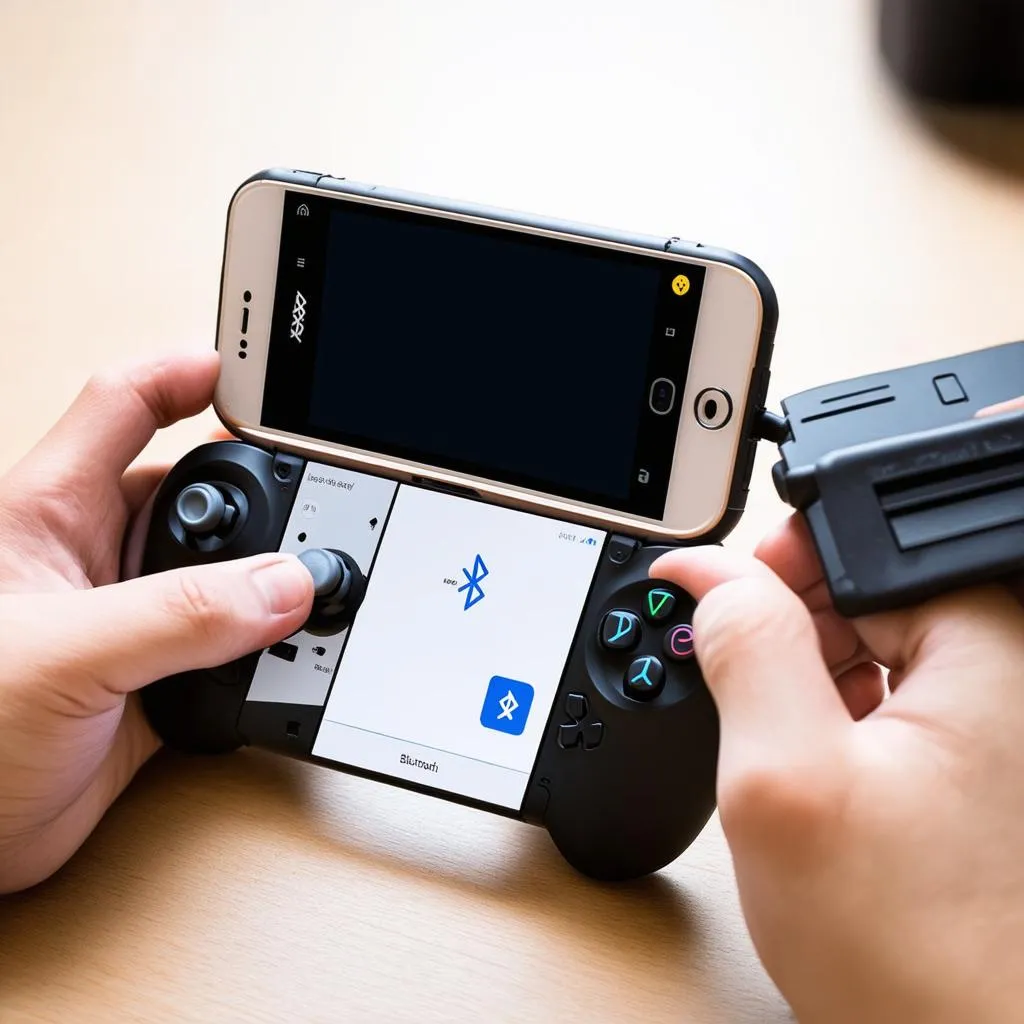 Kết nối máy chơi game cầm tay bluetooth với điện thoại