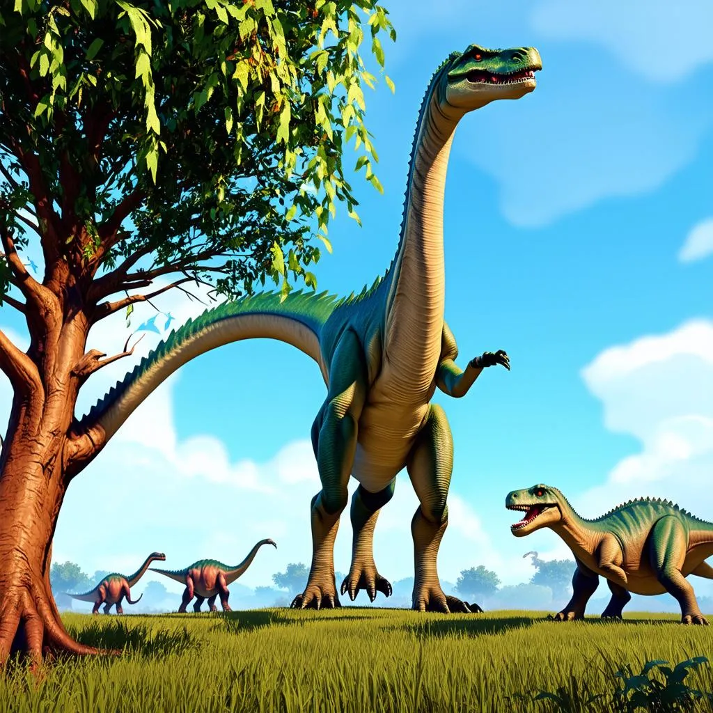 Brachiosaurus in the Game