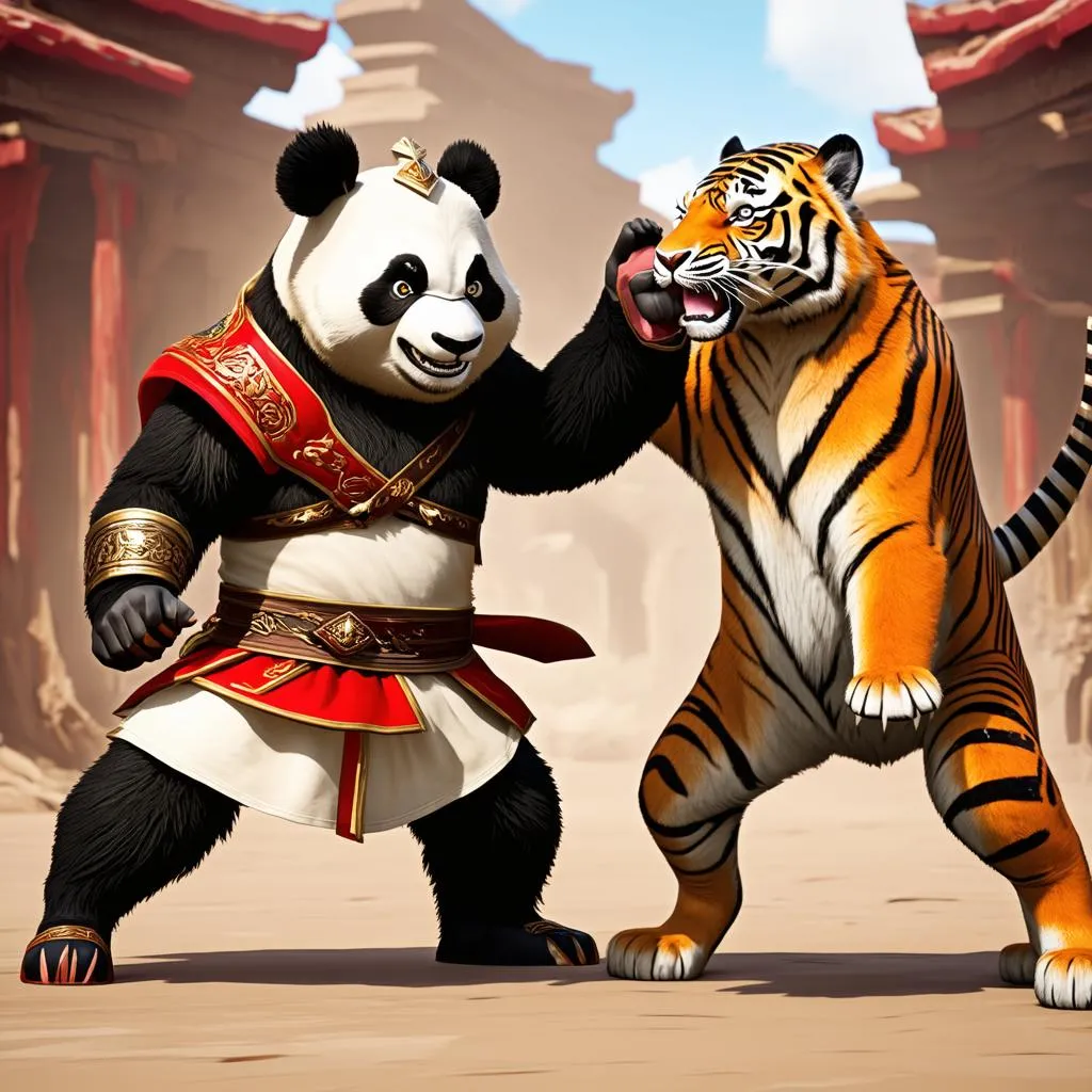 Kung Fu Panda Chiến Đấu