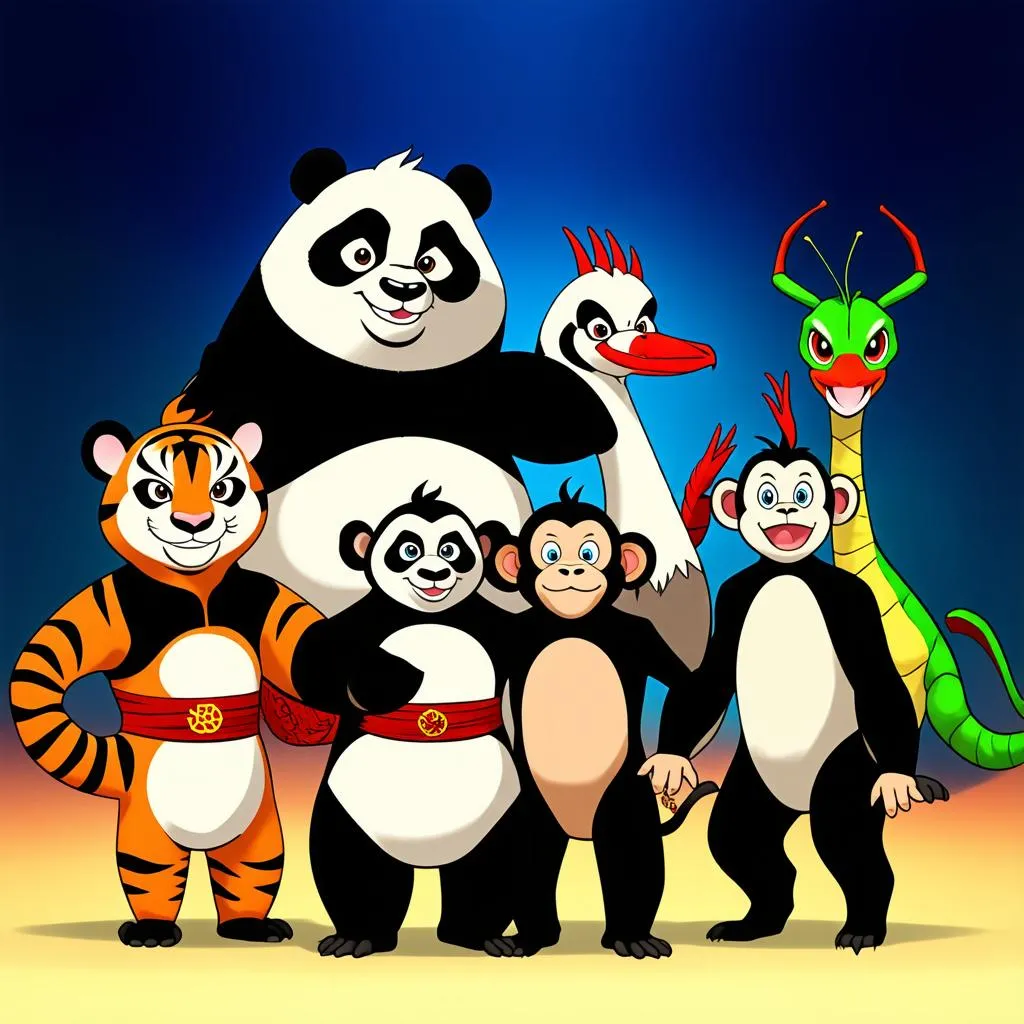 Các Nhân Vật Trong Game Kungfu Panda