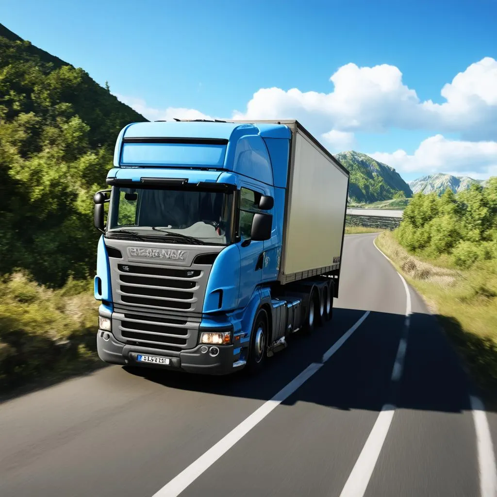 Trải nghiệm lái xe tải chân thực trong Euro Truck Simulator 2