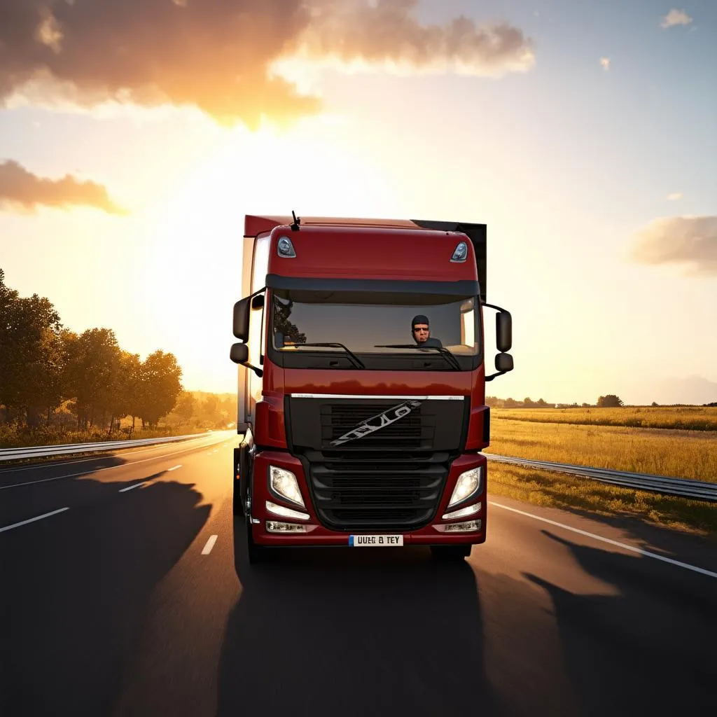 Lái xe tải trong Euro Truck Simulator 2