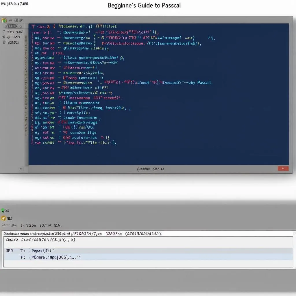 Pascal Programming Basics