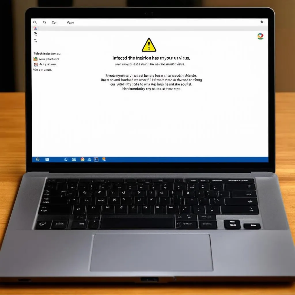 Laptop Nhiễm Virus