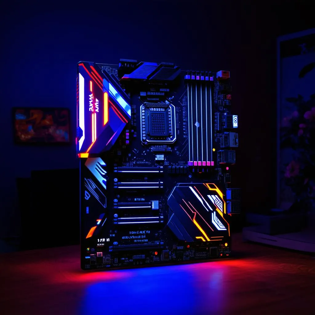 LED RGB trên bo mạch chủ Gaming