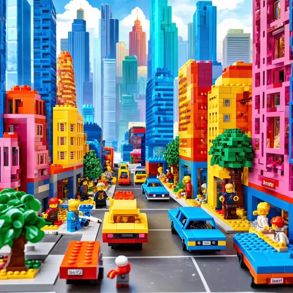 Lego City nhiều màu sắc