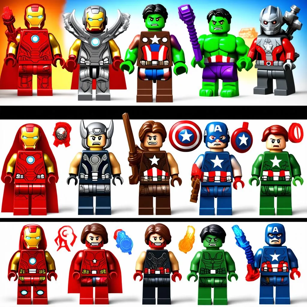 LEGO Marvel Super Heroes characters