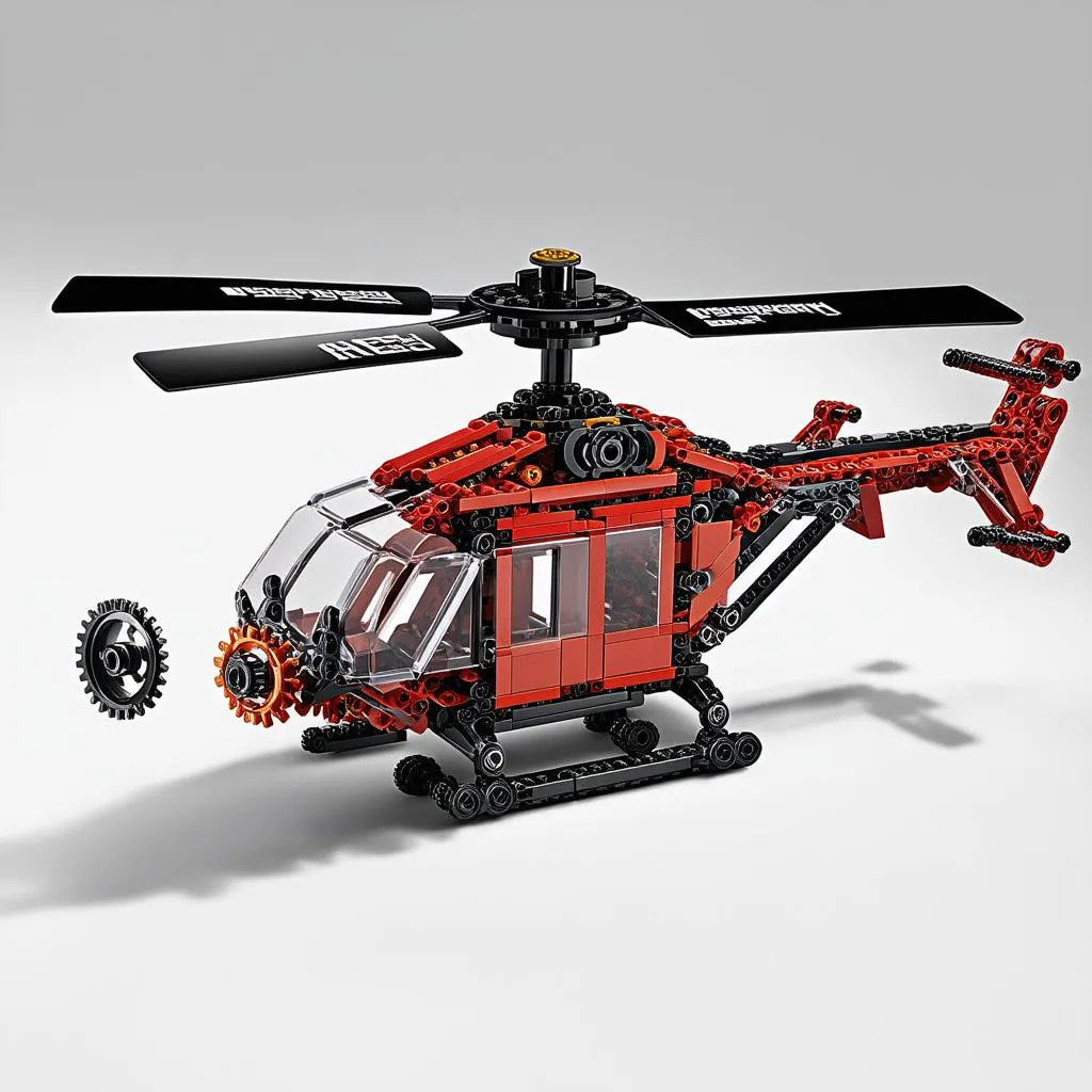 Lego Technic Trực Thăng Có Động Cơ